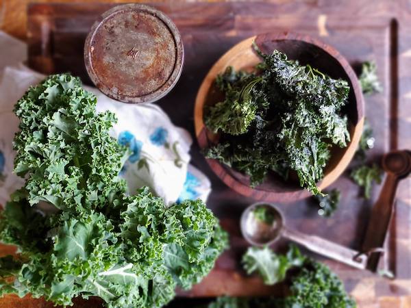 Dehydrated Kale Chips